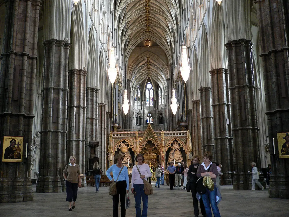 The nave of Westminster Abbey